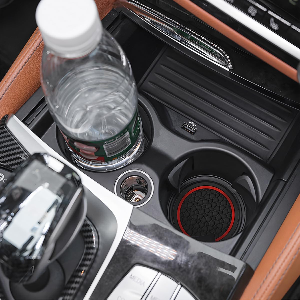Mandark Non-Slip Car Cup Holder Inserts 4 Pack