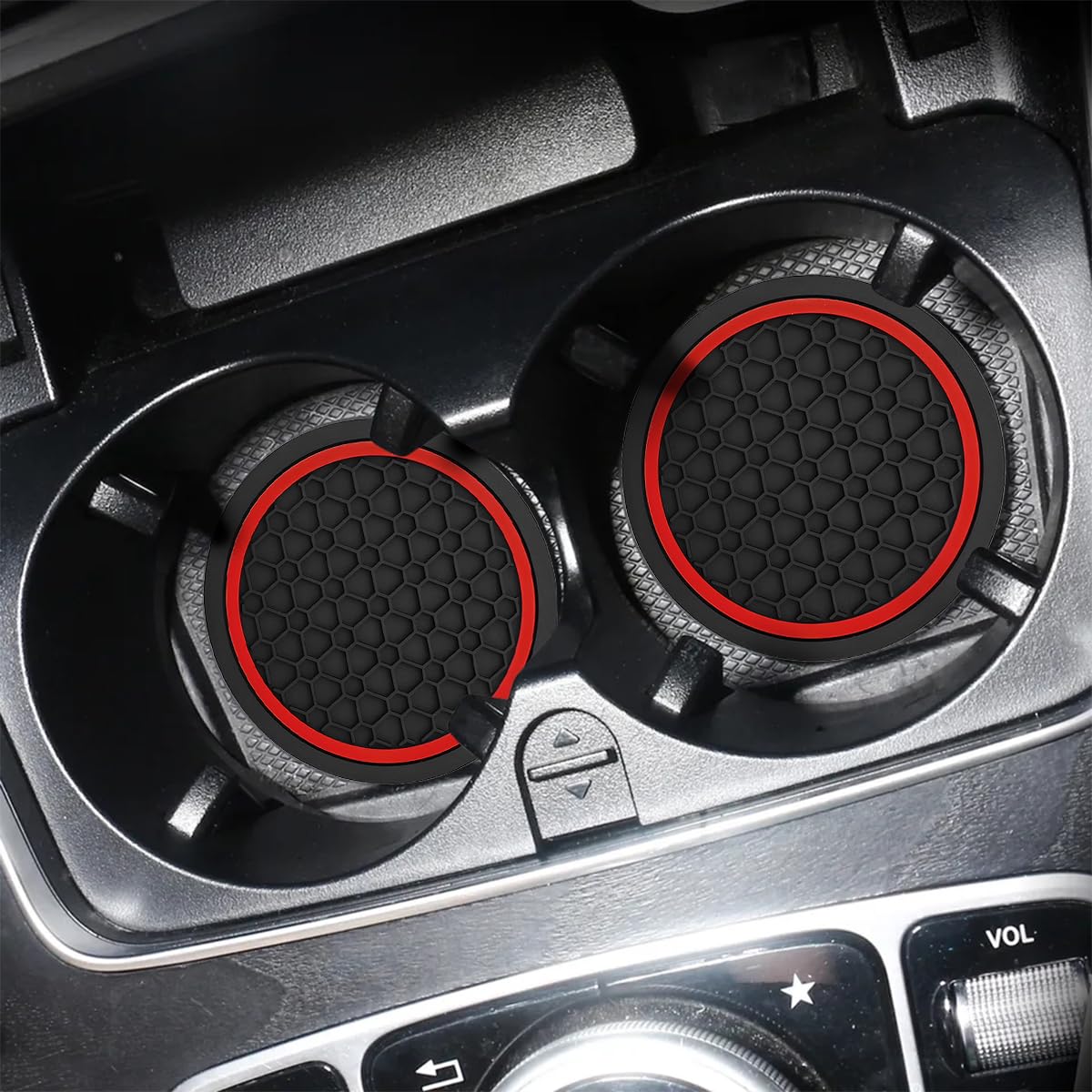 Mandark Non-Slip Car Cup Holder Inserts 4 Pack